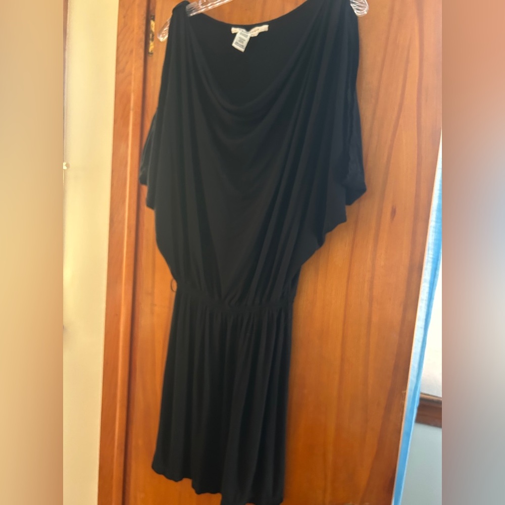 Black T-shirt dress